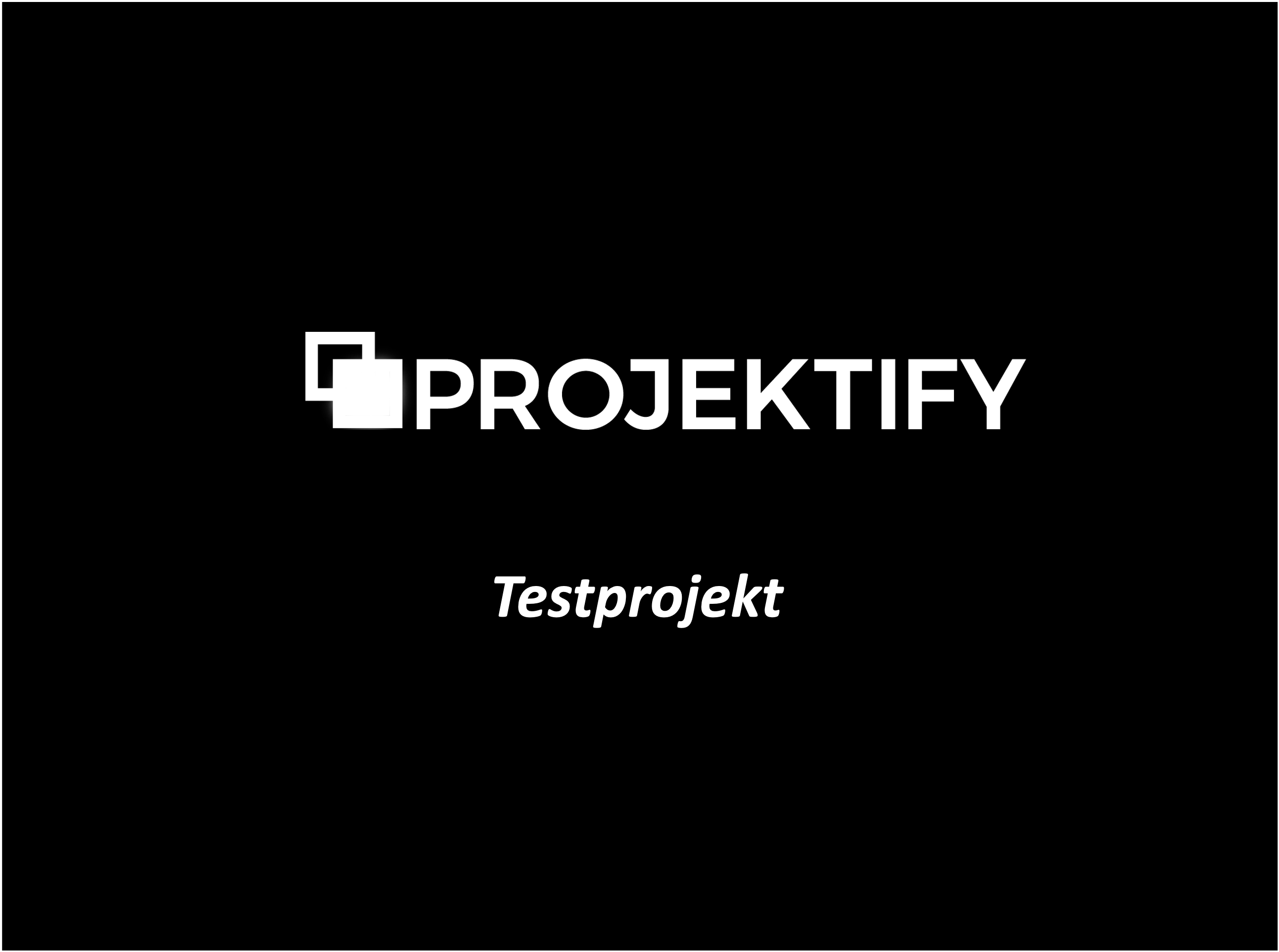 Projektify Testprojekt