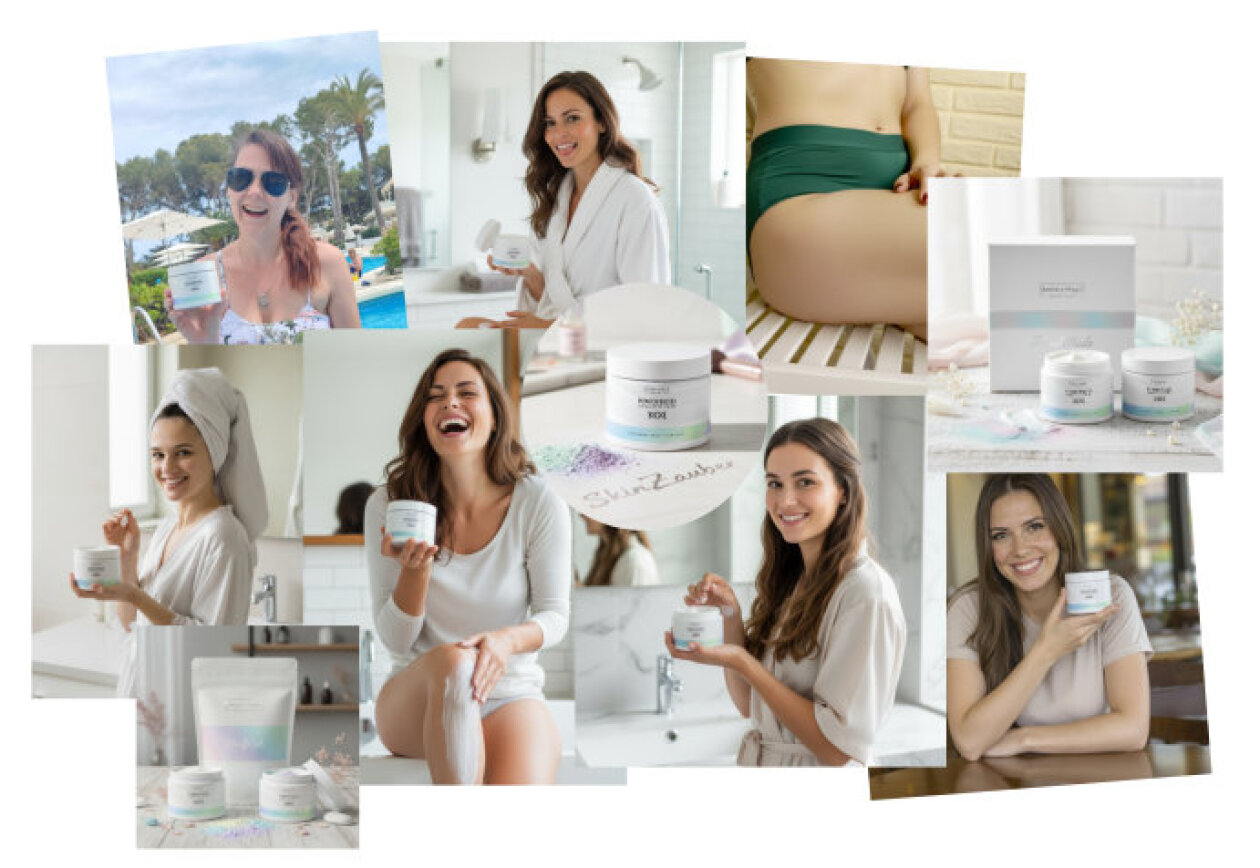 Etablierte Premium-Marke im Anti-Cellulite-Segment – 700.000 € Umsatz, 90 % Marge, 50.000 € Lagerbestand, passives Einkommen möglich.
