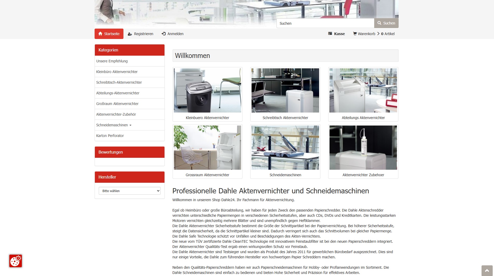 Etablierter Nischen-Onlineshop für Bürotechnik – 100% Dropshipping & 22 Jahre SEO-Historie