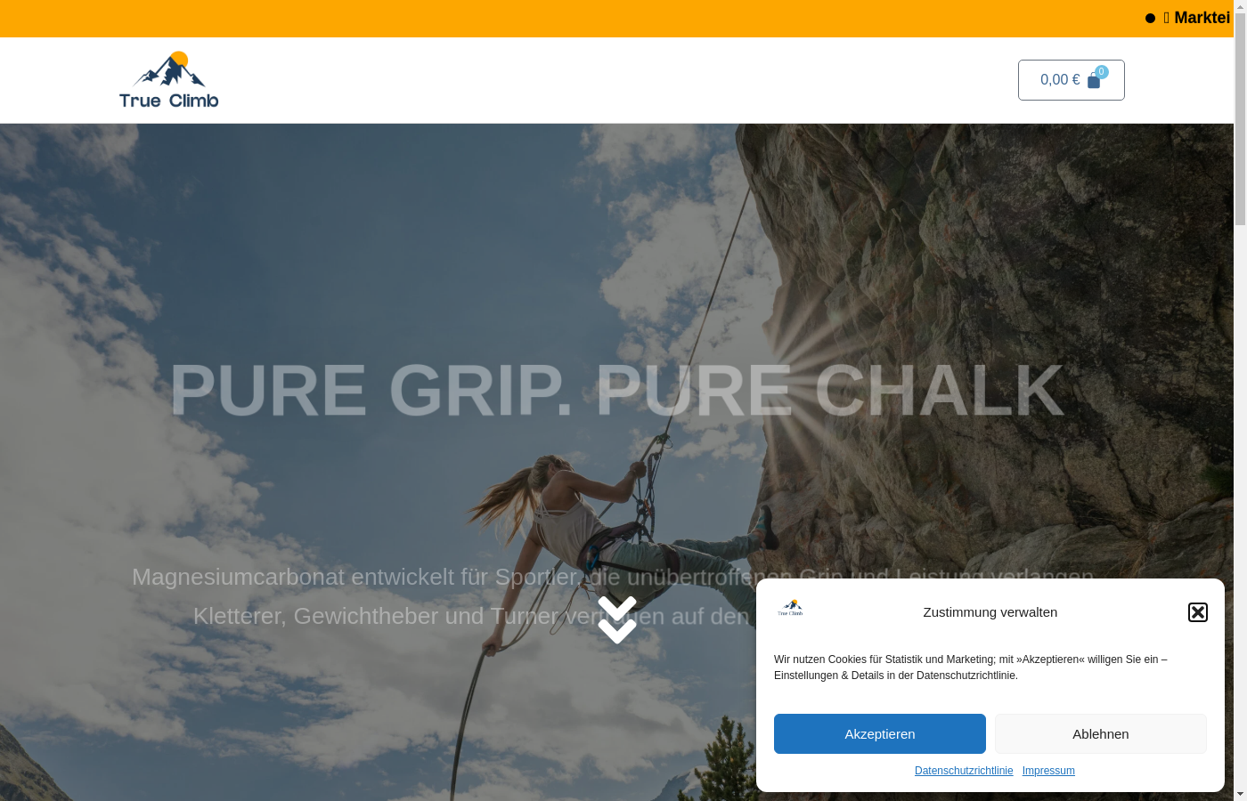 Online Shop für Kletterchalk - https://trueclimb.eu