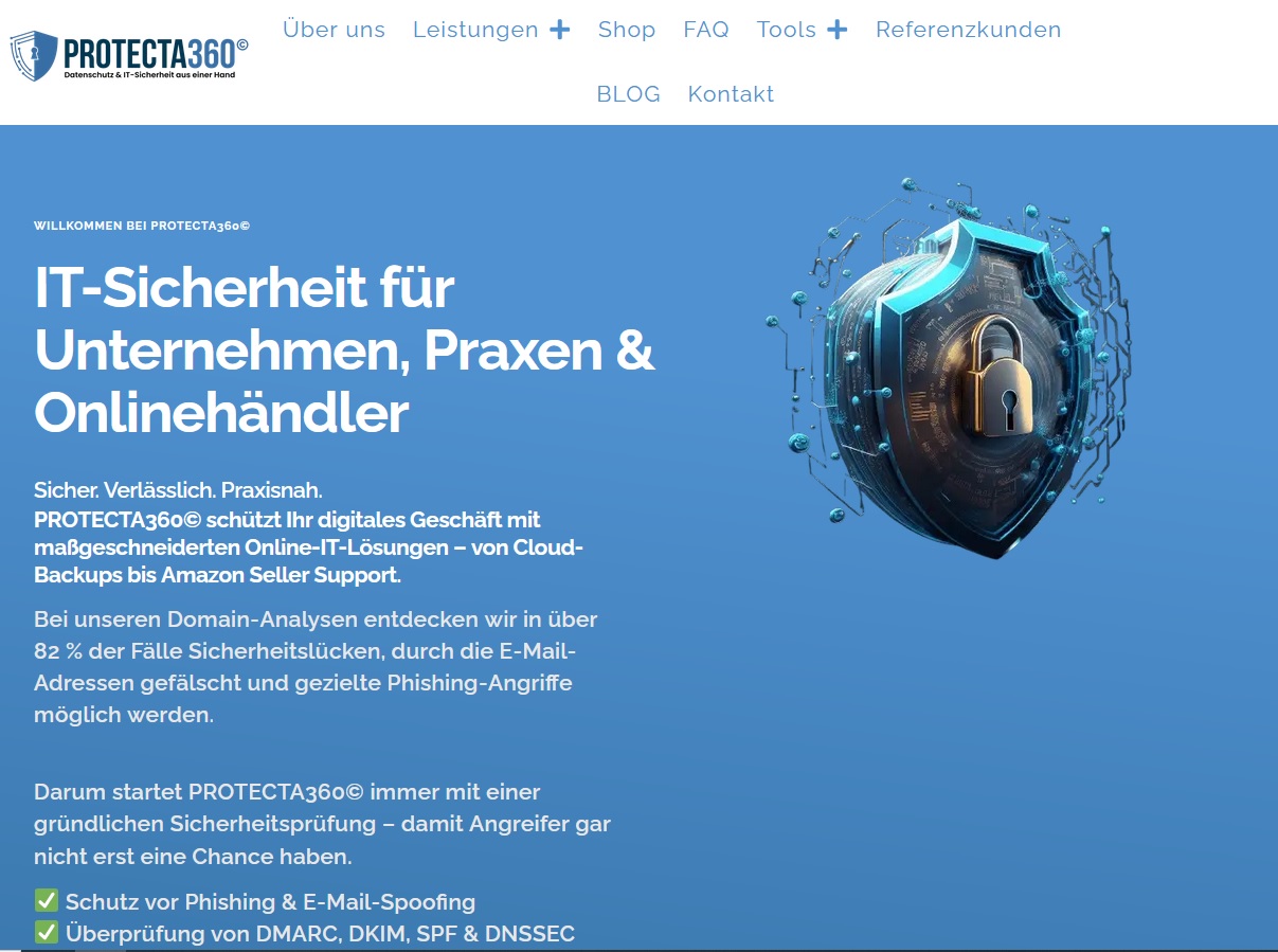 PROTECTA360® – IT-Security Plattform, eingetragene Marke & komplettes Business
