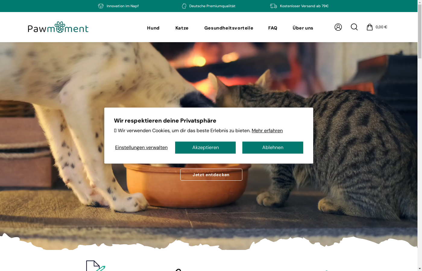 E-Commerce Brand mit Premium-Supplement für Hunde – All-in-One Formula, Wachstumsmarkt Heimtiergesundheit