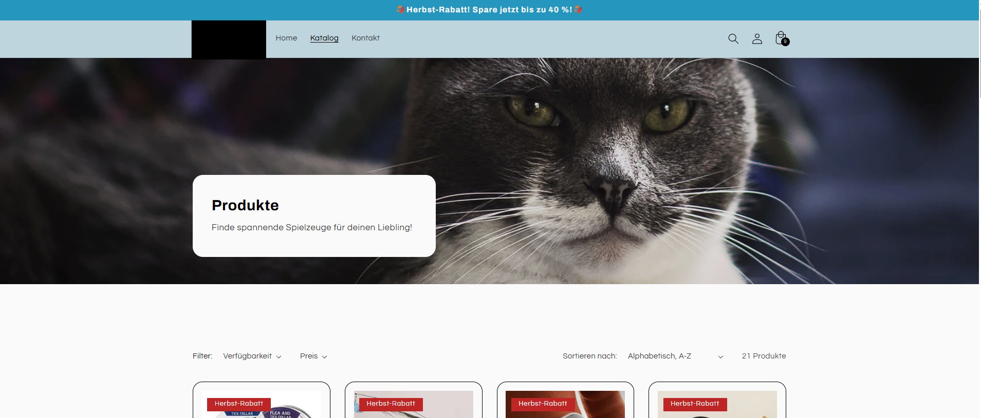 Aktiver Dropshipping Onlineshop für Haustierbedarf