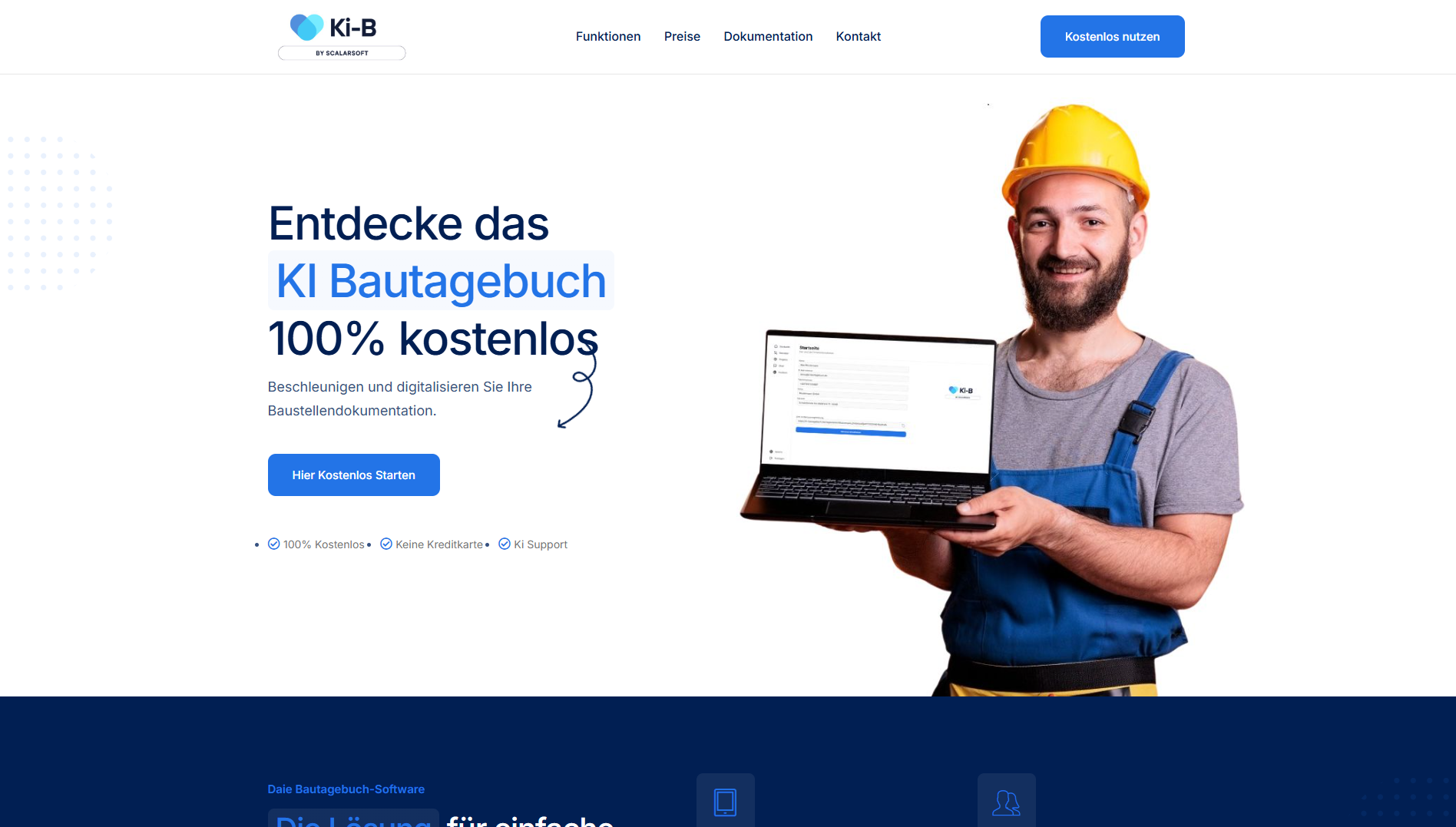 Ki Bautagebuch - Leadmaschine für Baubranche