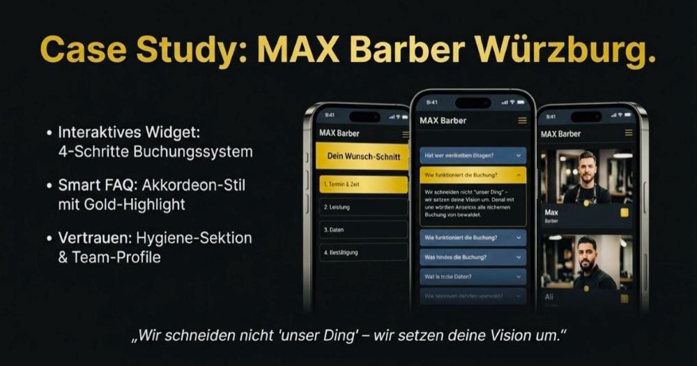 Barbershop Würzburg – Fertige SEO-optimierte Landingpage