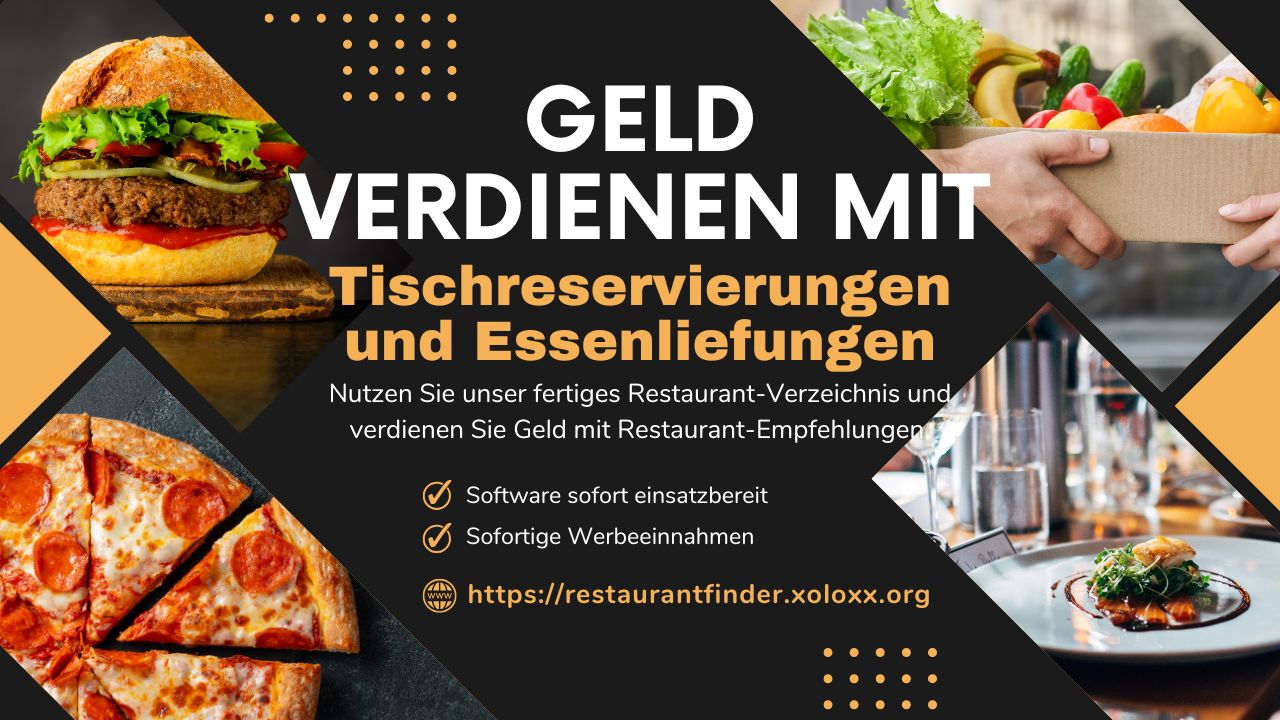 Starten Sie Ihre Geschäftsidee mit unserem Restaurantverzeichnis und Lieferportal!