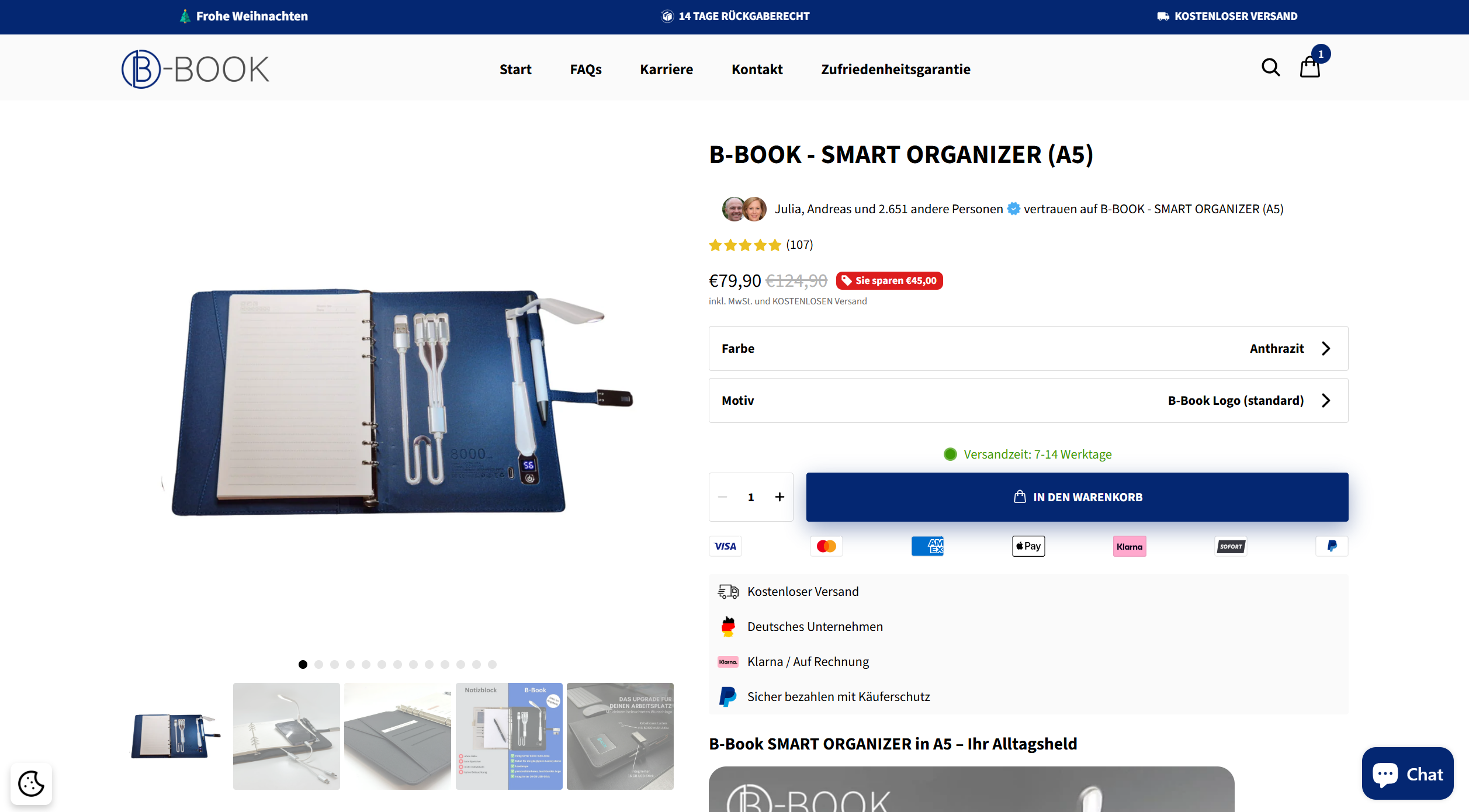 Online-Shop für Notizbücher mit über 260K Umsatz (100% Dropshipping)