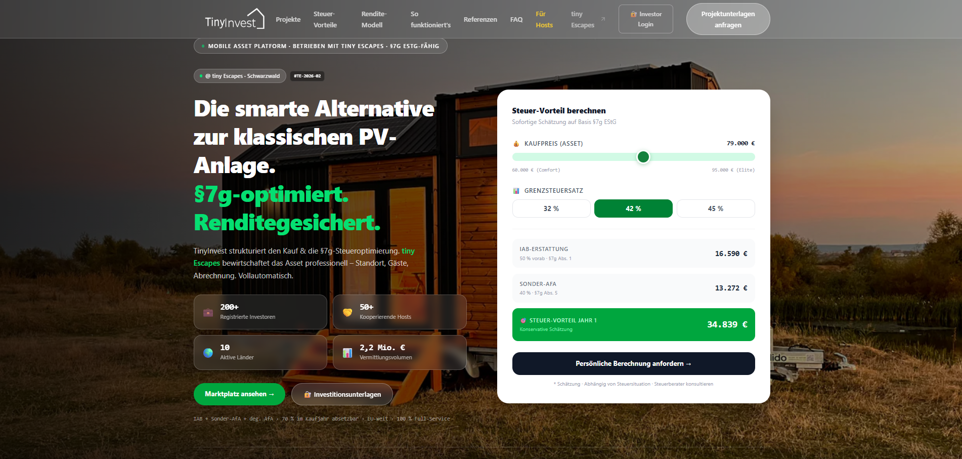 TinyInvest – Die Investment-Plattform für Tiny Houses (tinyhouse.investments)