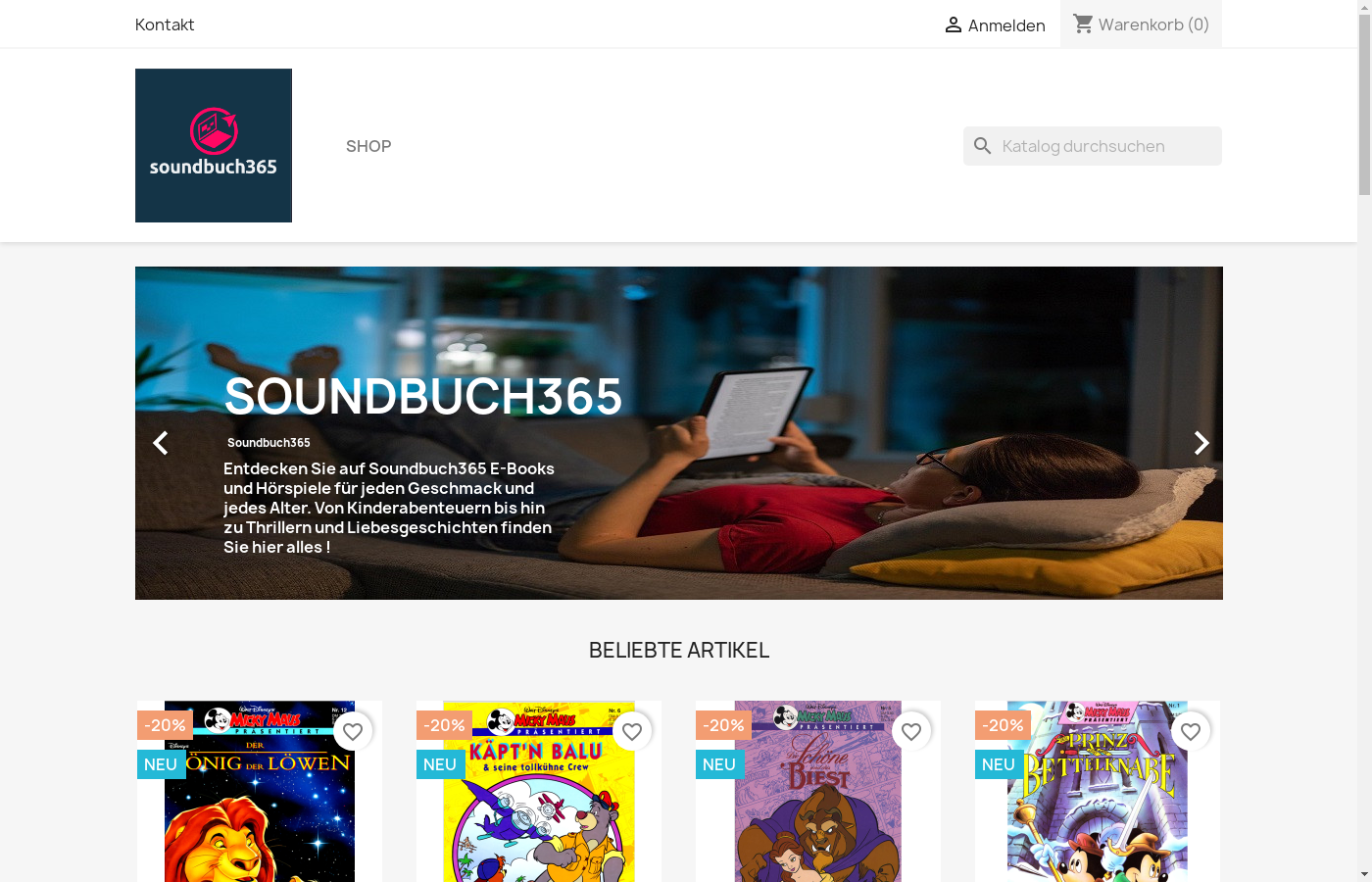 ???? Zum Verkauf: Erfolgreiches Portal www.soundbuch365.de  ????