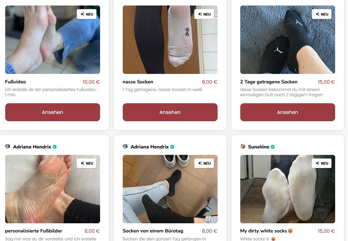 Socken, Füße, Kleidung & mehr