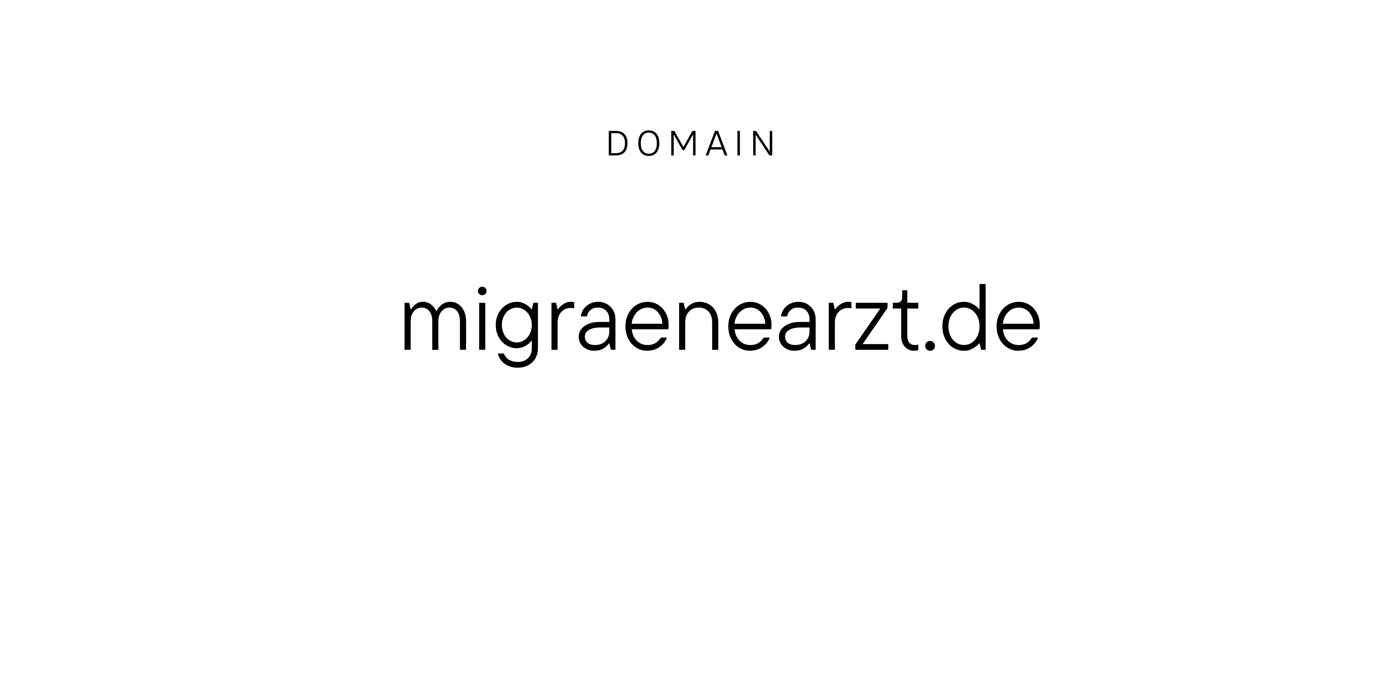 Domain: migraenearzt.de