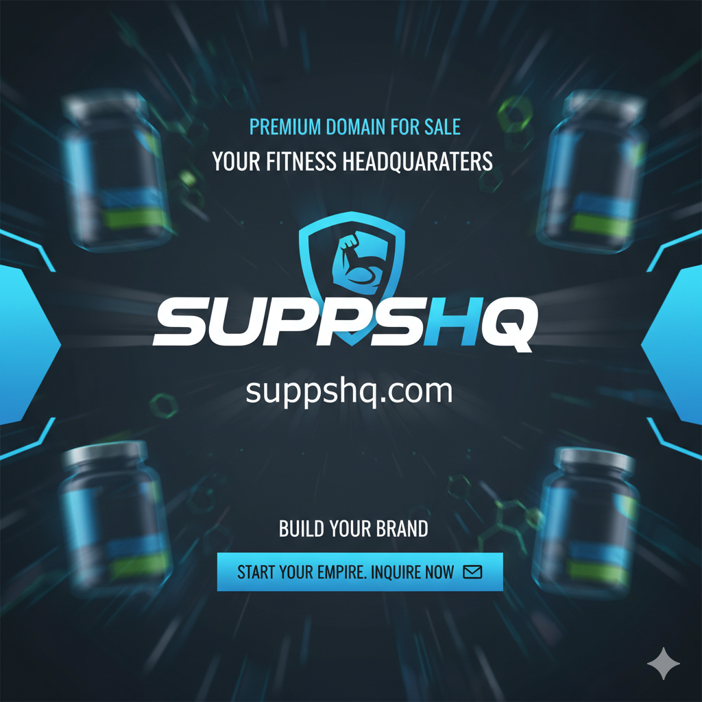 SuppsHQ.com – Perfekt für den Supplement-Handel!