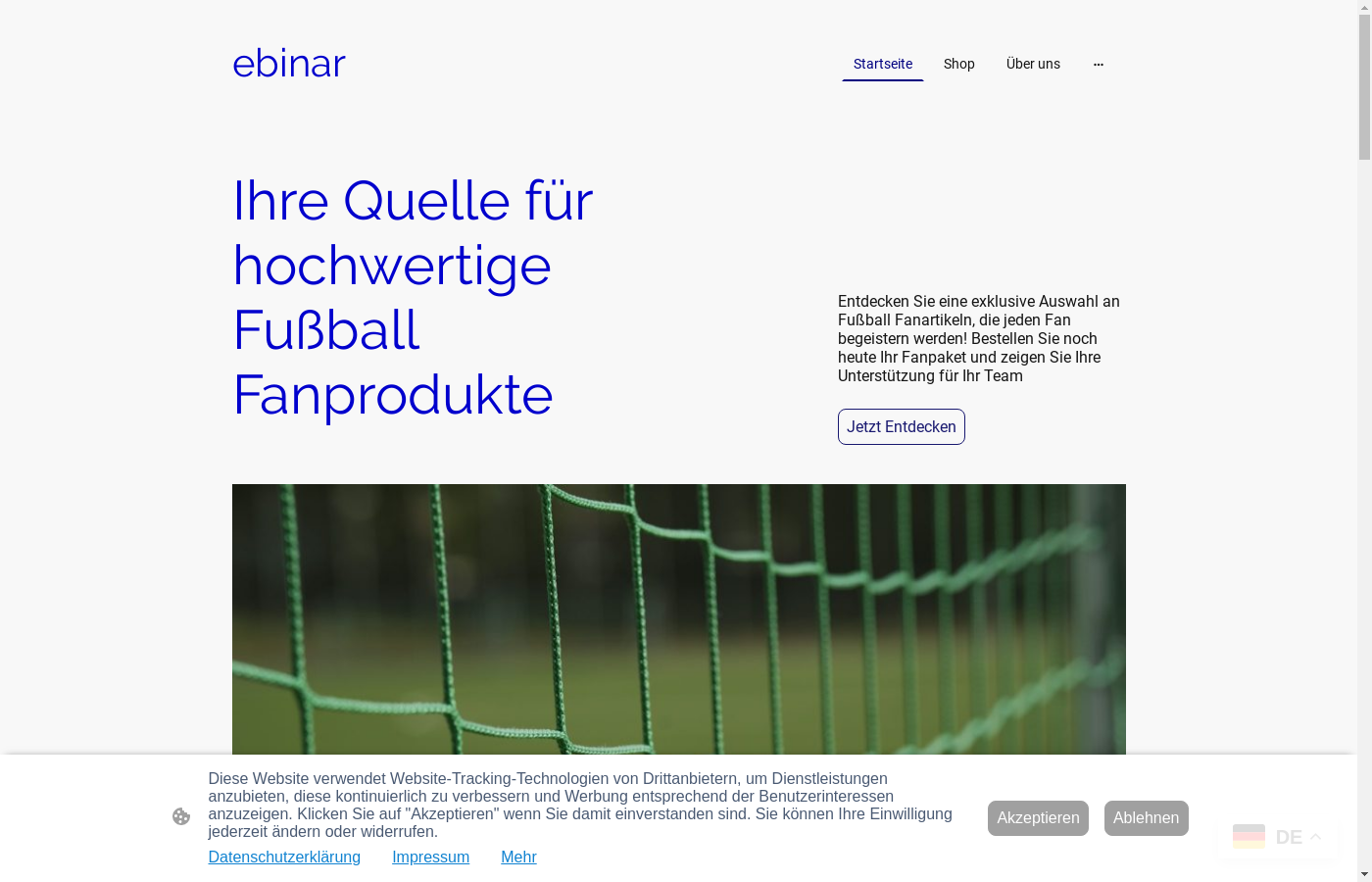 Online Shop zu Sportartikeln