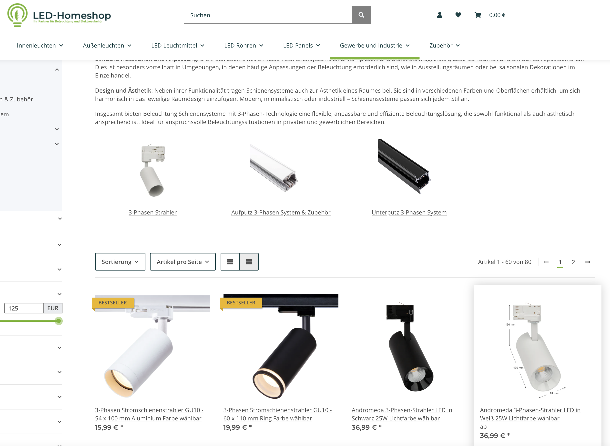 Onlineshop für Beleuchtung mit 750k Umsatz in 3 Jahren